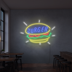 Neon Sign Burger 1